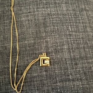 Givenchy Authentic Gold Pendant Necklace
